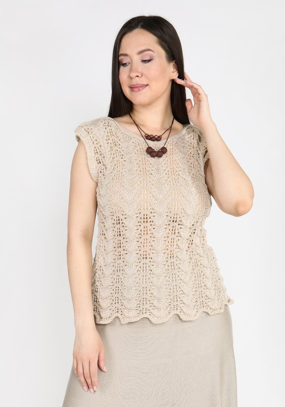 Туника Ажурная красота шир.  580, рис. 2