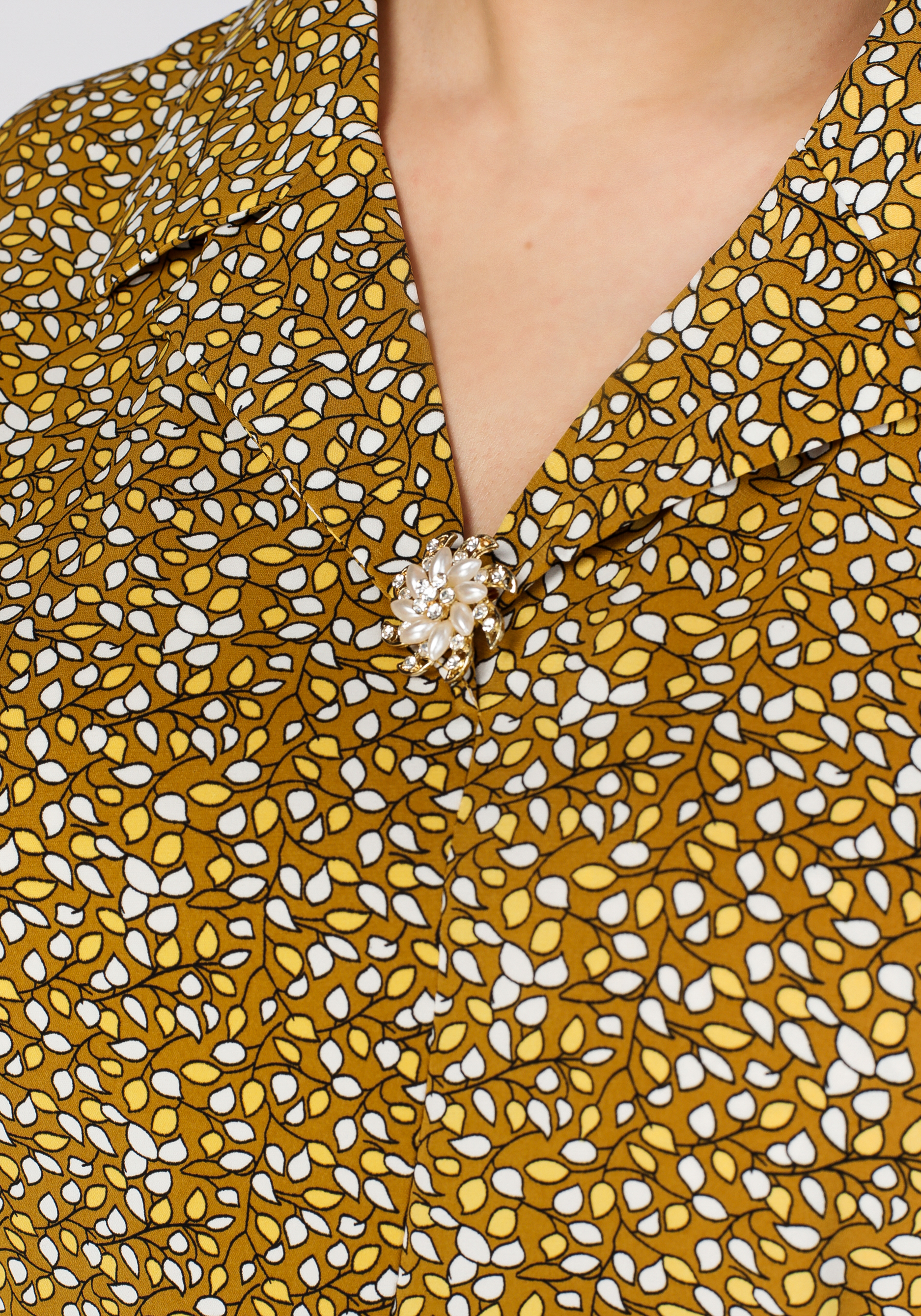 Блуза с цветочным принтом "Лейла", размер 54 - фото 8