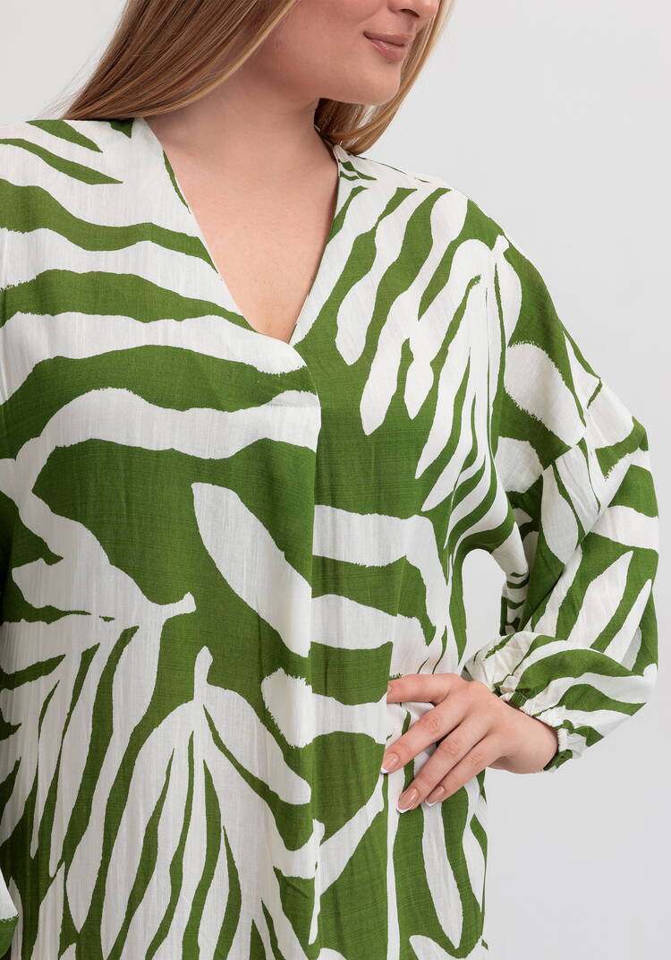 Платье макси с длинным рукавом шир.  750, рис. 10