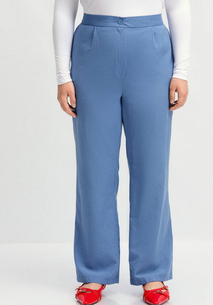 Брюки прямого силуэта с поясом на резинке шир.  750, рис. 8