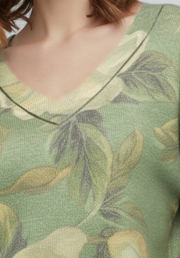 Джемпер с принтом Евдокия шир.  750, рис. 5