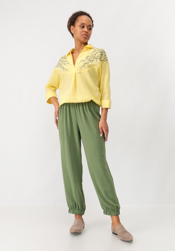 Брюки комфортные свободного кроя шир.  580, рис. 16