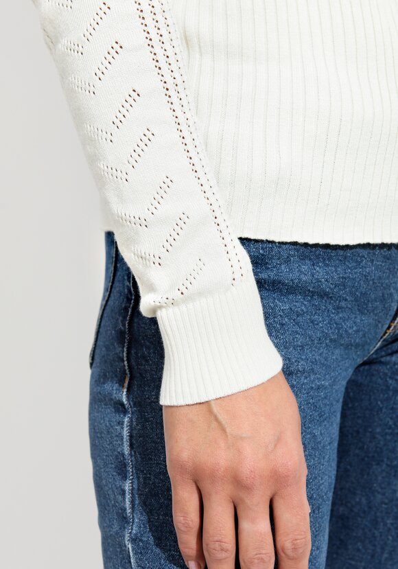 Водолазка из вискозы с ажурным узором шир.  580, рис. 19