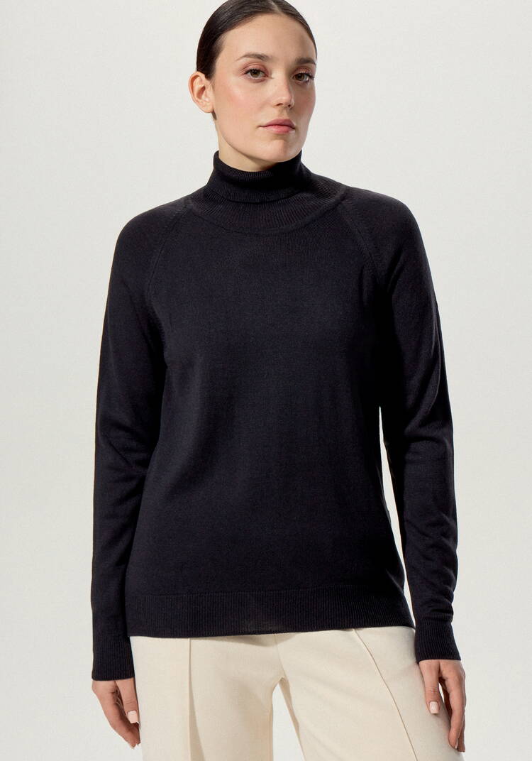 Джемпер с высоким воротником шир.  750, рис. 17