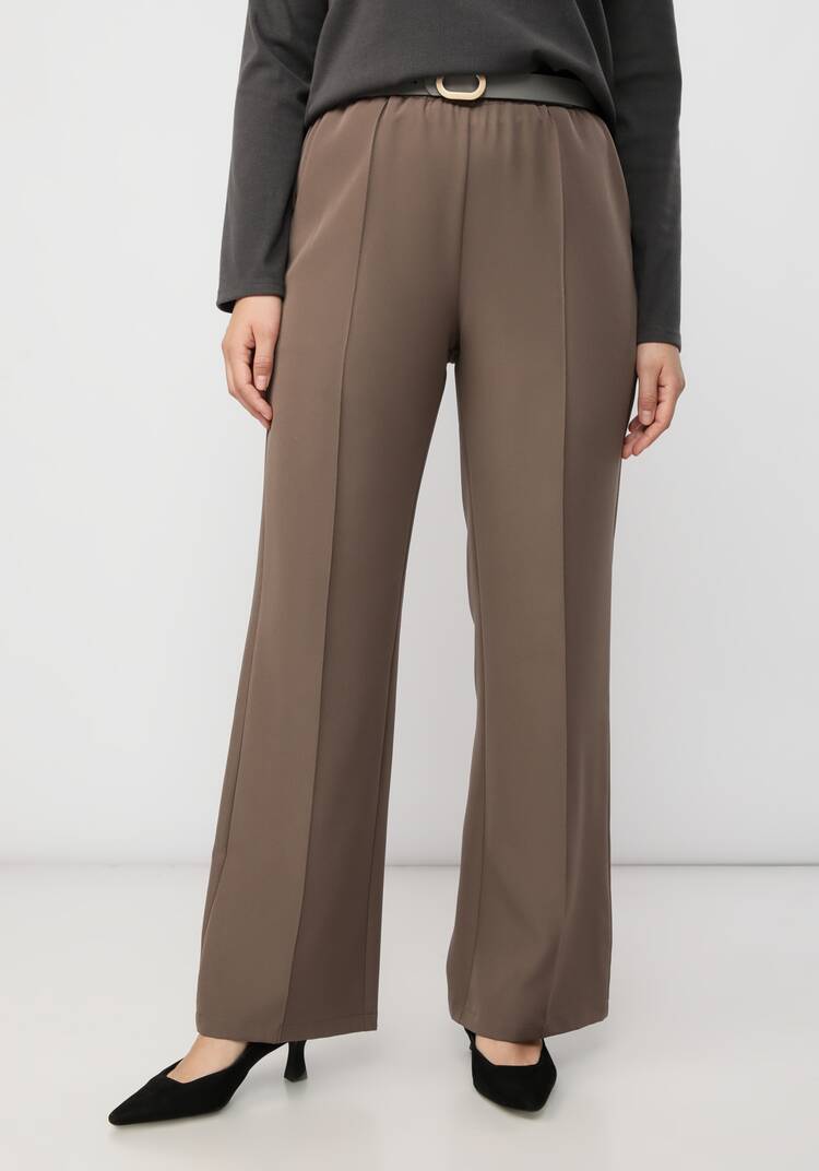 Брюки прямого кроя с комфортным поясом шир.  750, рис. 7