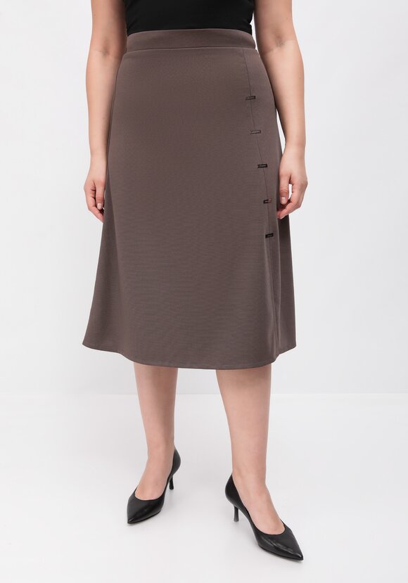 Юбка А-образного силуэта с пуговицами шир.  580, рис. 10