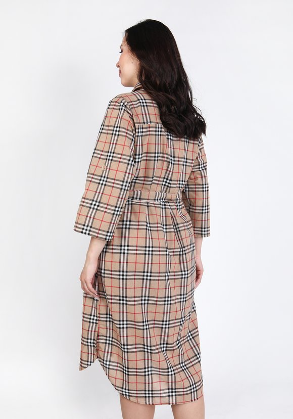 Платье-рубашка с кокеткой на спинке шир.  580, рис. 7