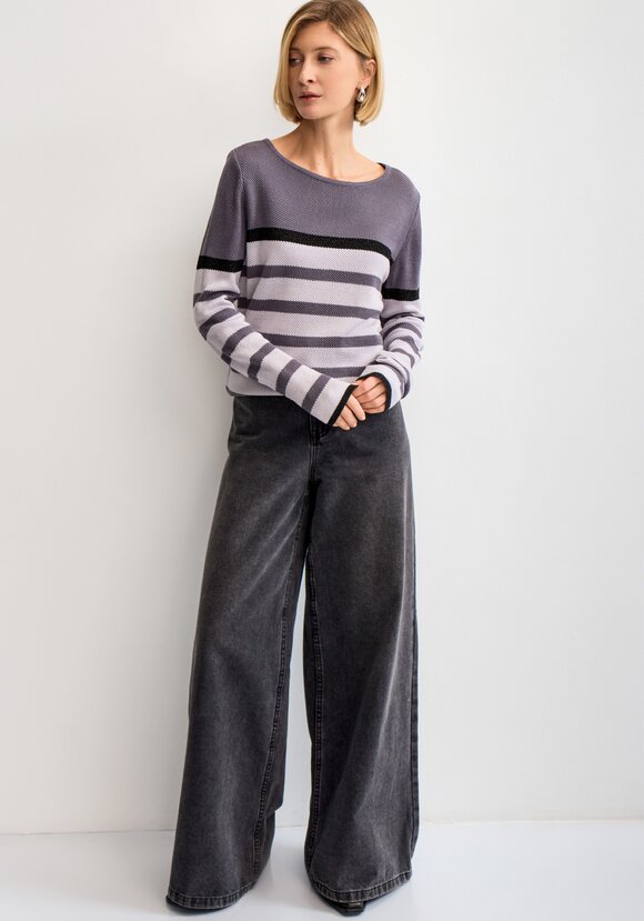 Джемпер в полоску с метанитью шир.  580, рис. 11