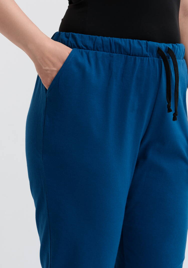 Бриджи трикотажные с поясом на кулиске шир.  750, рис. 20