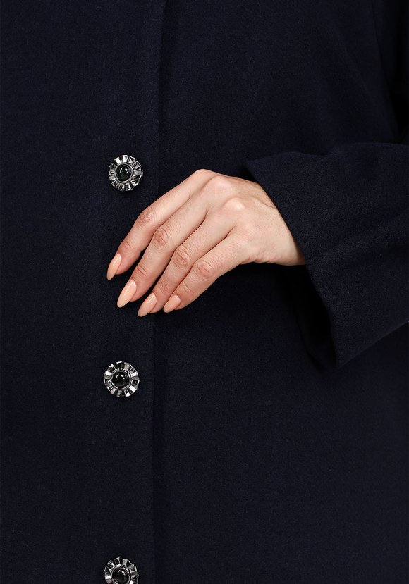 Пальто на пуговицах шир.  580, рис. 16