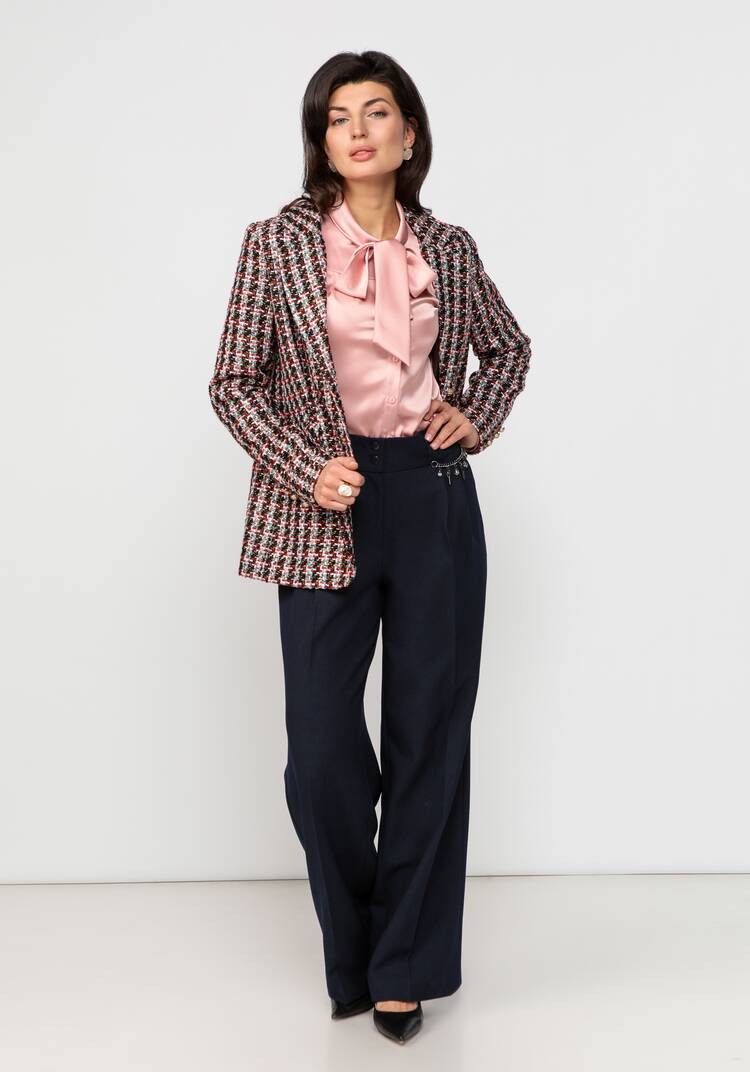 Брюки со стрелками и декором шир.  750, рис. 14