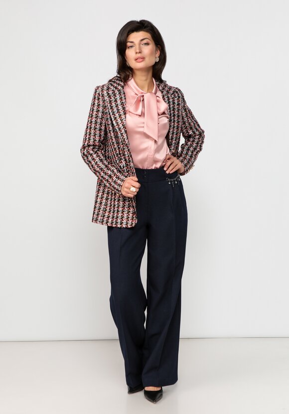 Брюки со стрелками и декором шир.  580, рис. 14