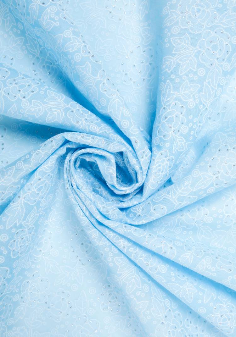 Платок Небесное мерцание шир.  750, рис. 5