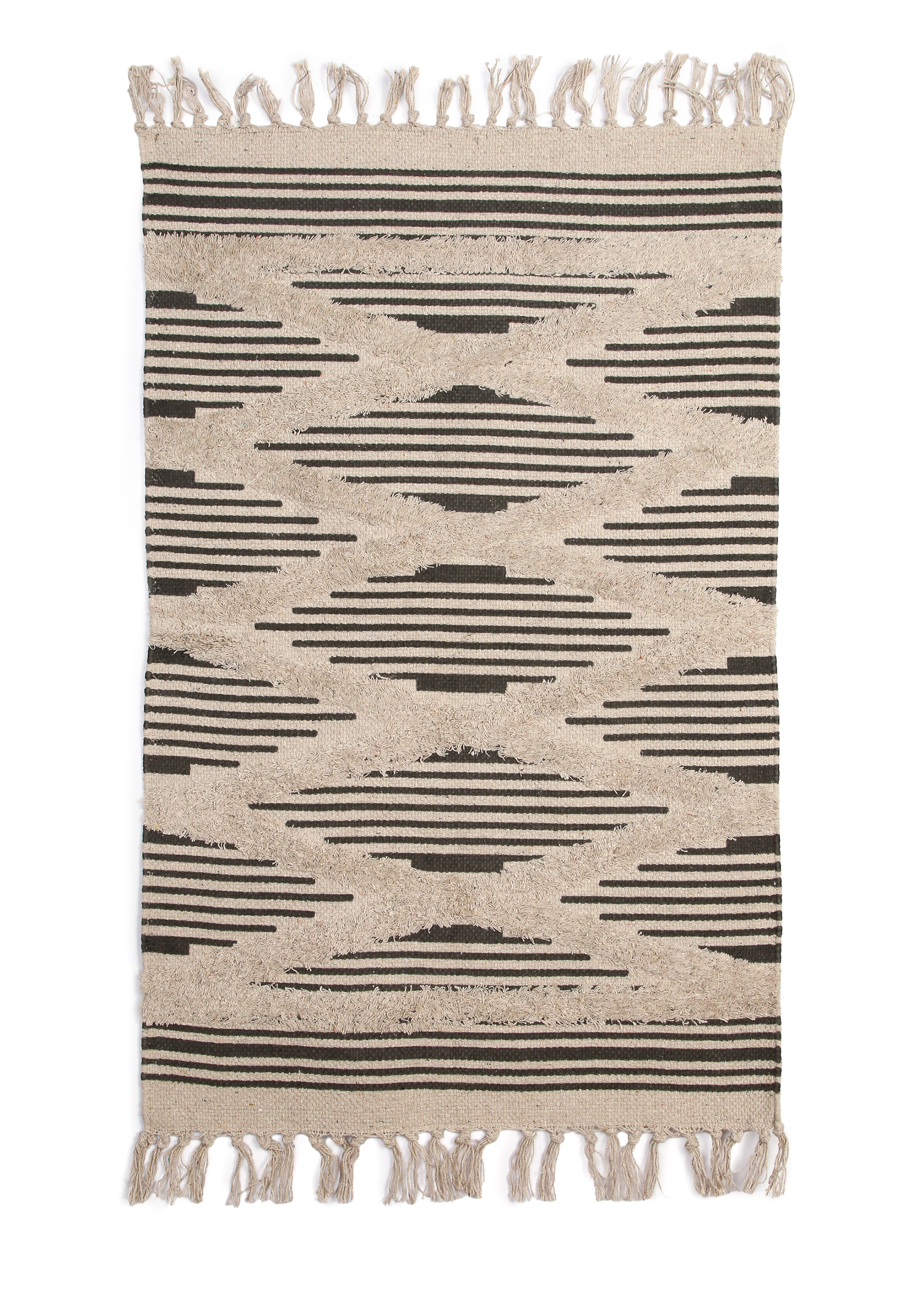 

Коврик с бахромой, 2 шт., Бежевый