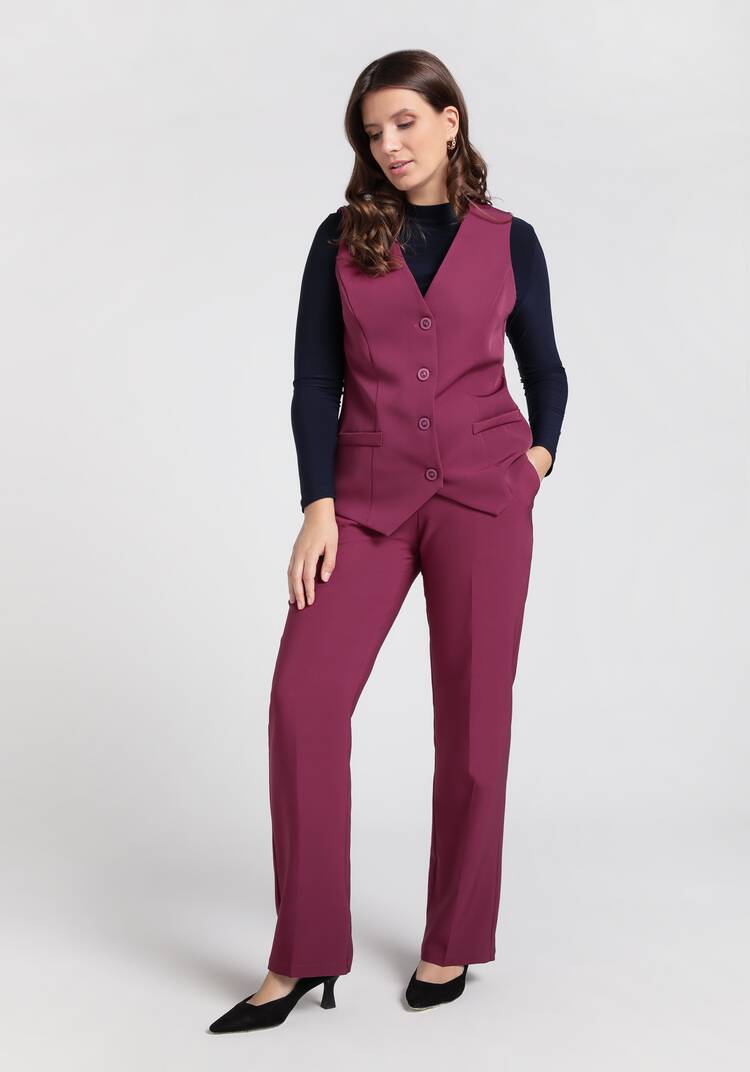 Брюки классика прямые от бедра шир.  750, рис. 30