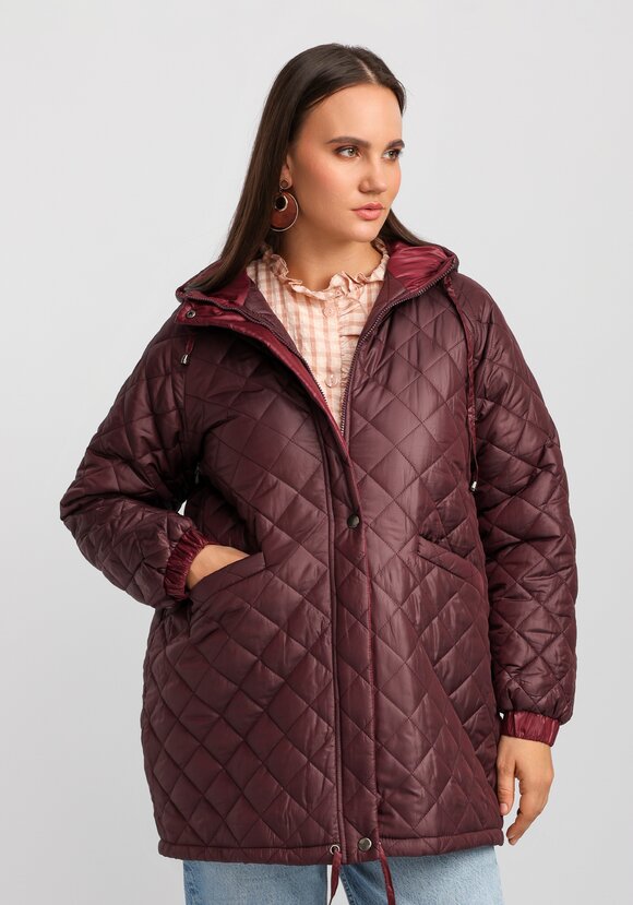 Куртка оверсайз из оригинальной ткани шир.  580, рис. 1