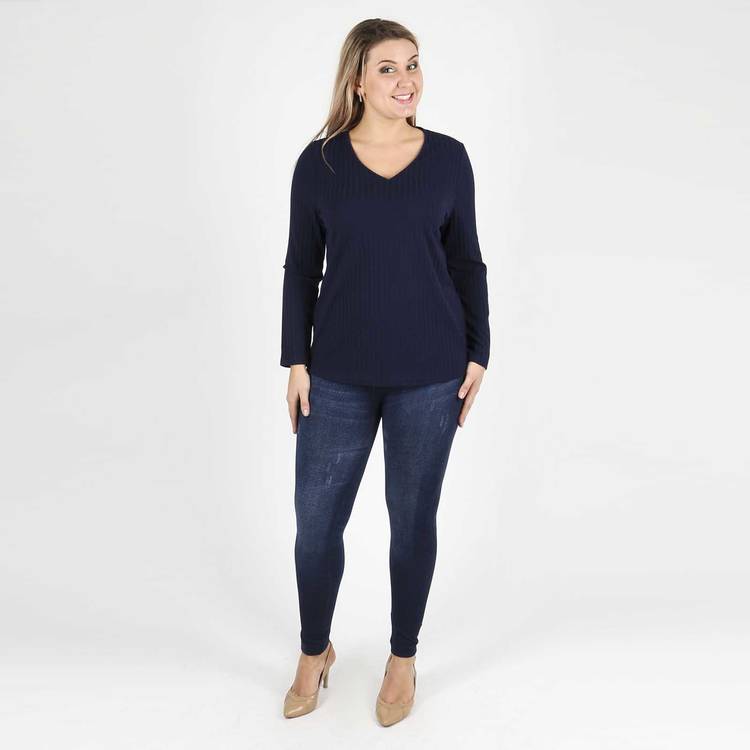 Блузка с V-образным вырезом прямого кроя шир.  750, рис. 14