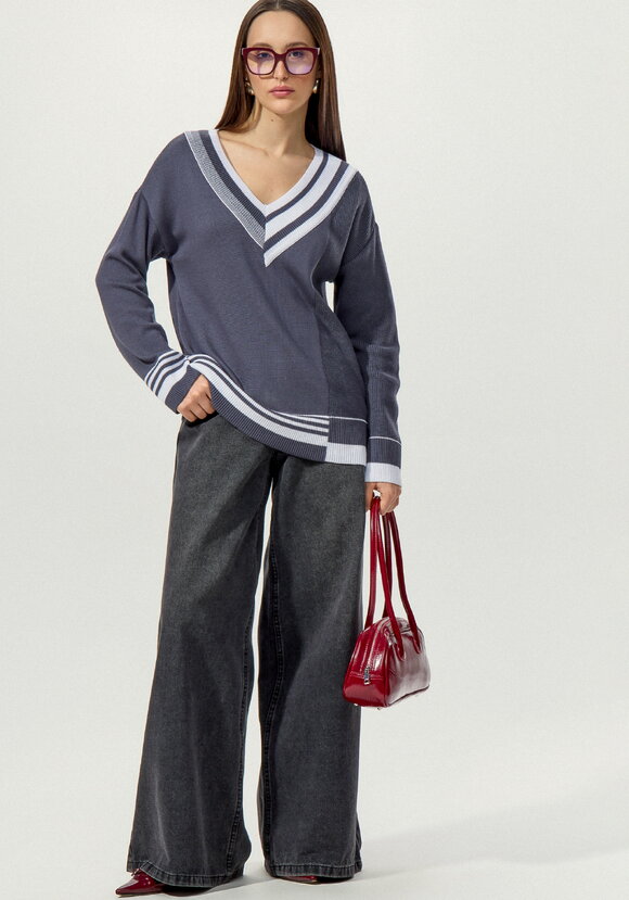 Джемпер Стефанния шир.  580, рис. 23