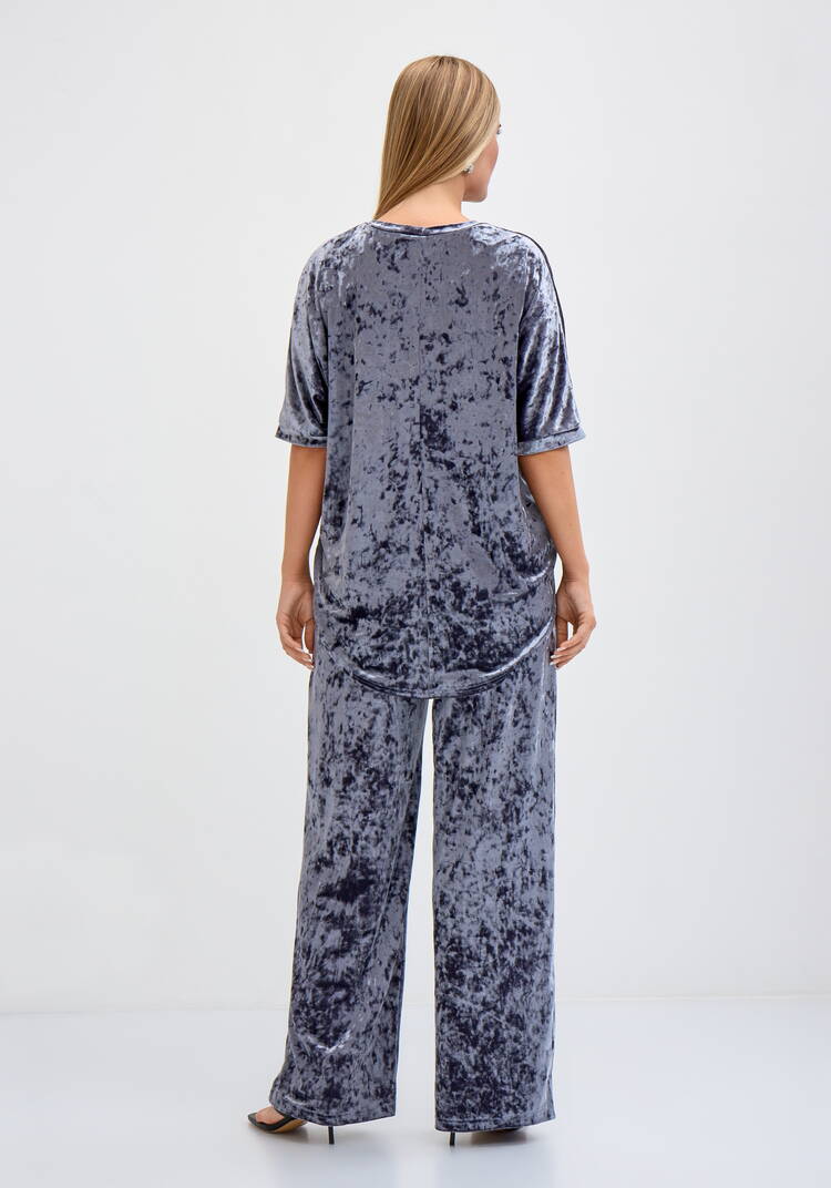 Костюм блуза с брюками Анфиса шир.  750, рис. 18