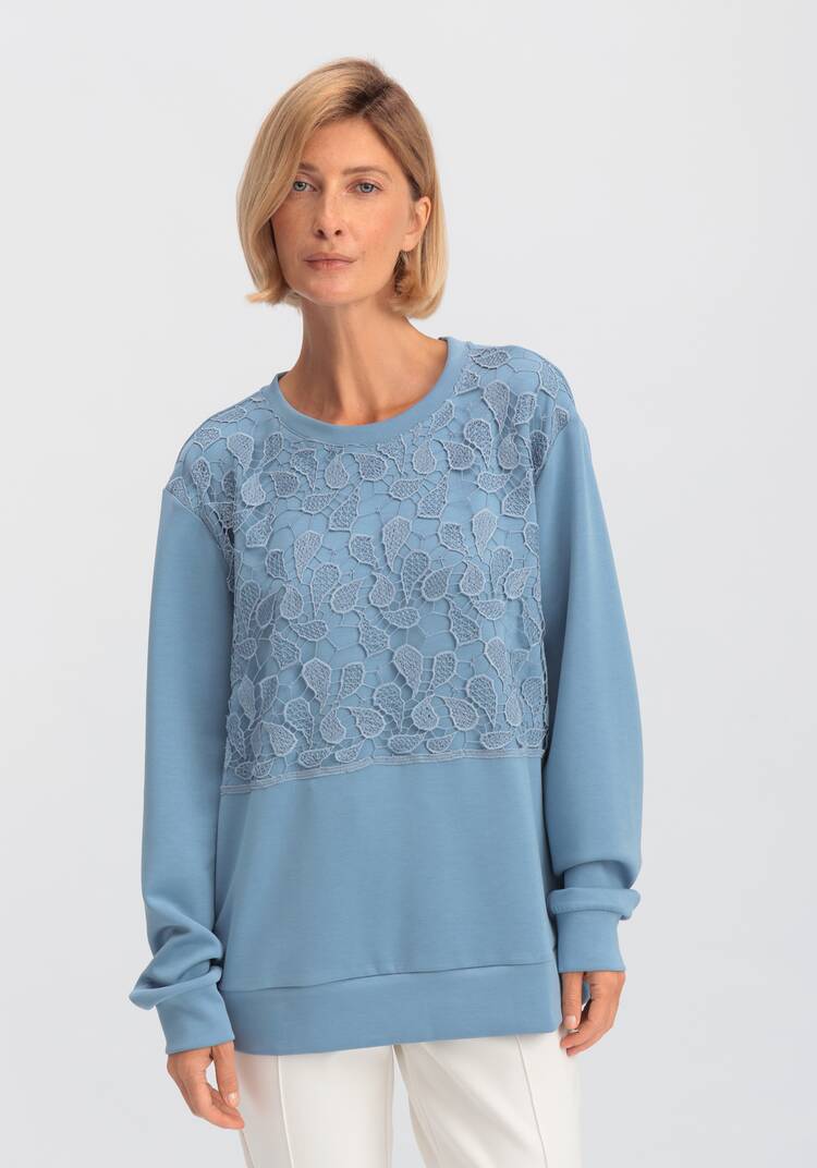 Свитшот с ажурным декором шир.  750, рис. 16