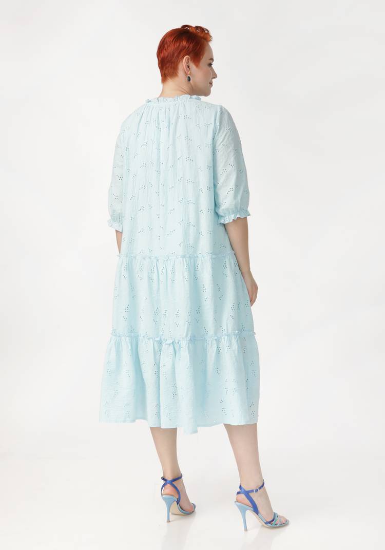 Платье ярусное свободного кроя шир.  750, рис. 15