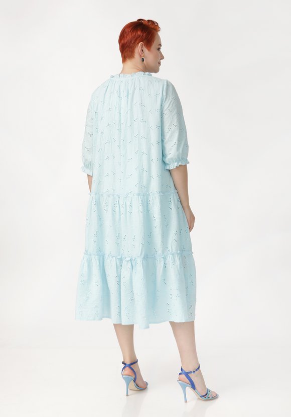 Платье ярусное свободного кроя шир.  580, рис. 15