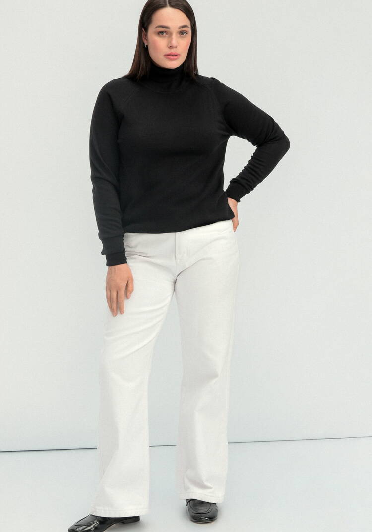 Джемпер прямого силуэта с высоким воротом шир.  750, рис. 39