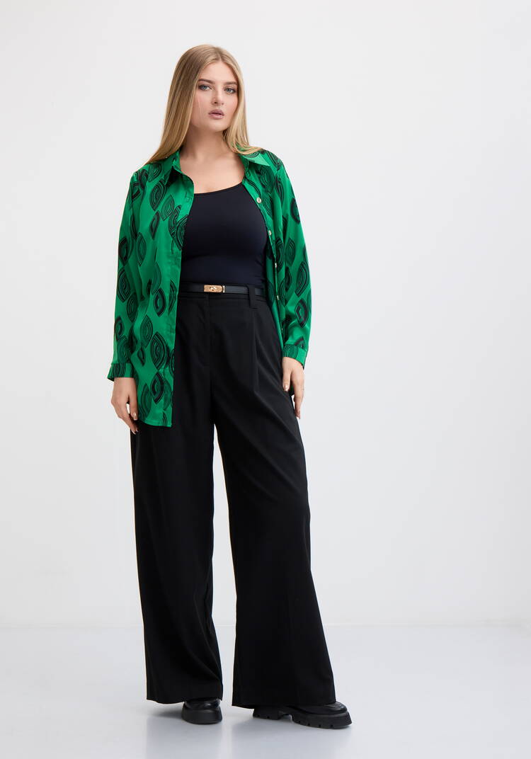 Блуза свободного кроя с застежкой шир.  750, рис. 7