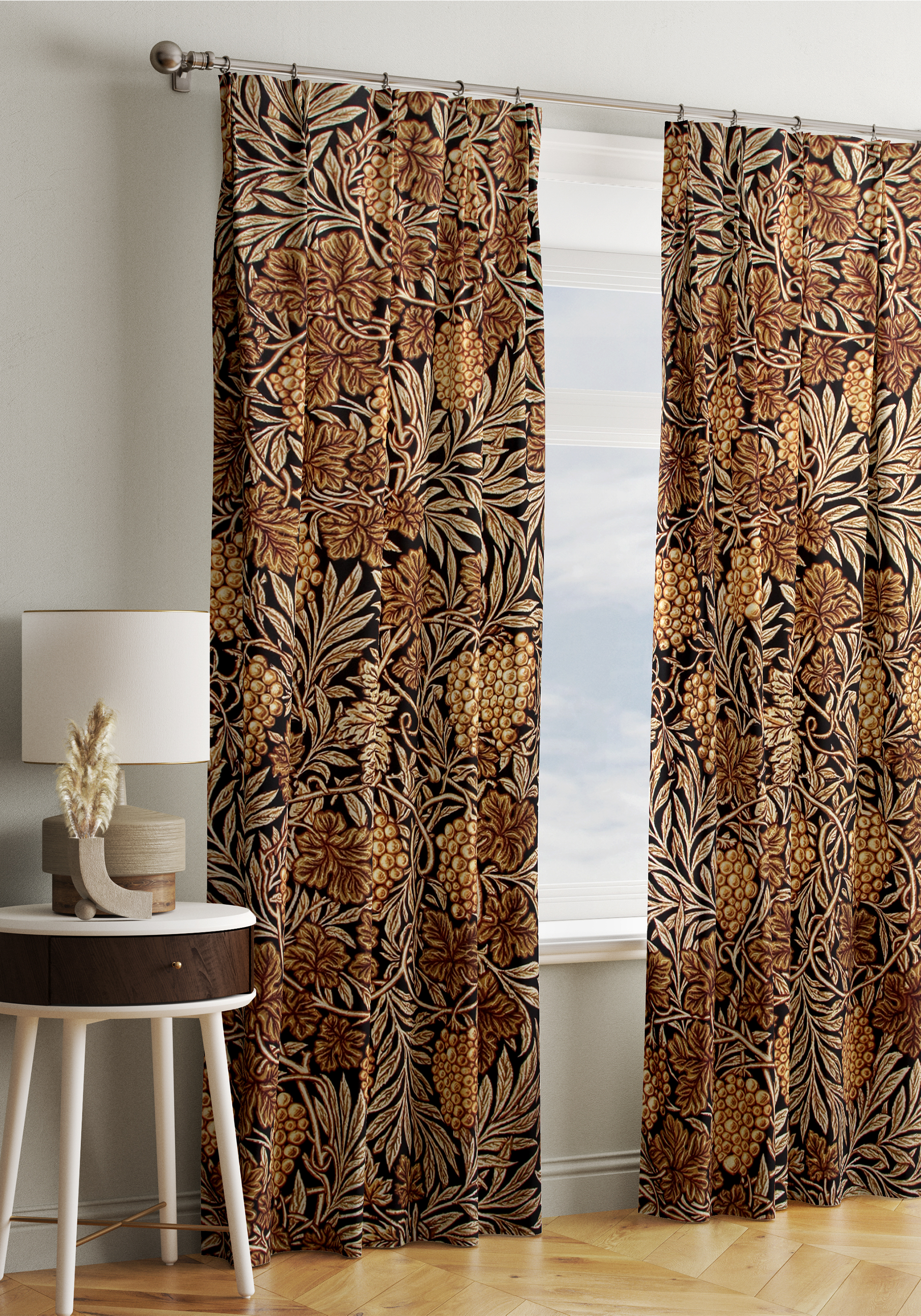 Портьера  "Виноградная лоза "