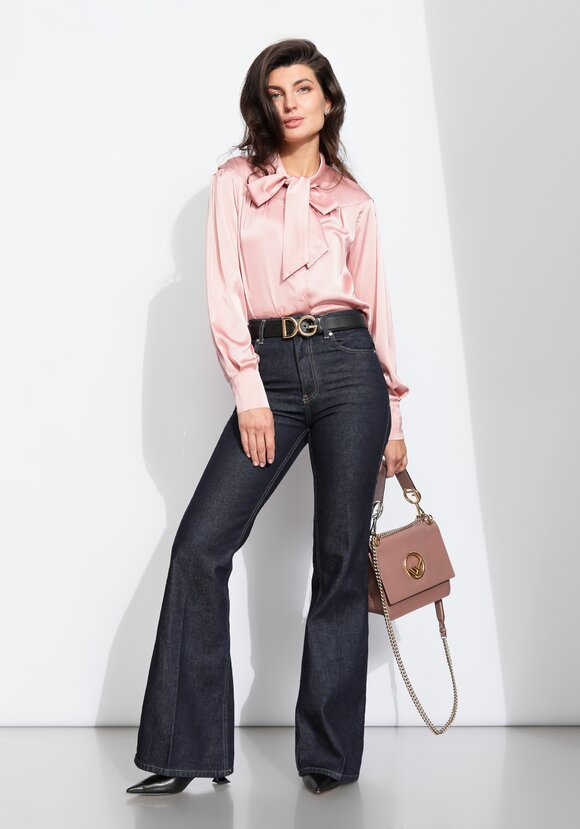 Блуза прямого силуэта с бантом шир.  580, рис. 2