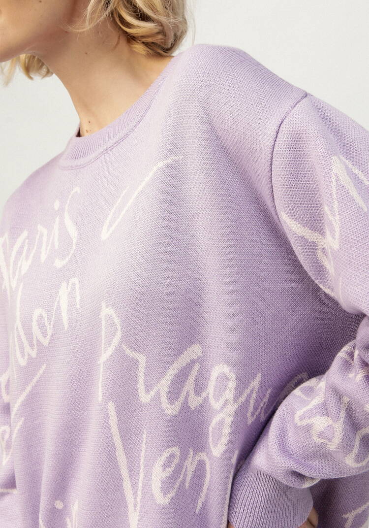 Туника с принтом леттеринг шир.  750, рис. 15