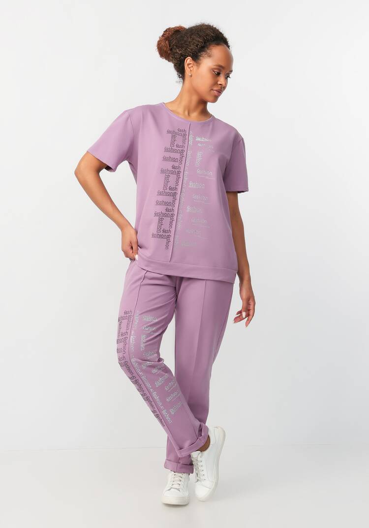 Костюм из брюк и блузы Мия шир.  750, рис. 8