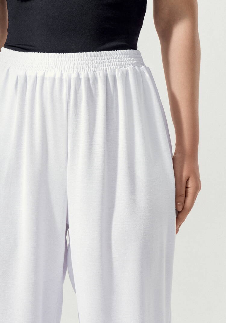 Брюки свободные на резинке по поясу шир.  750, рис. 12