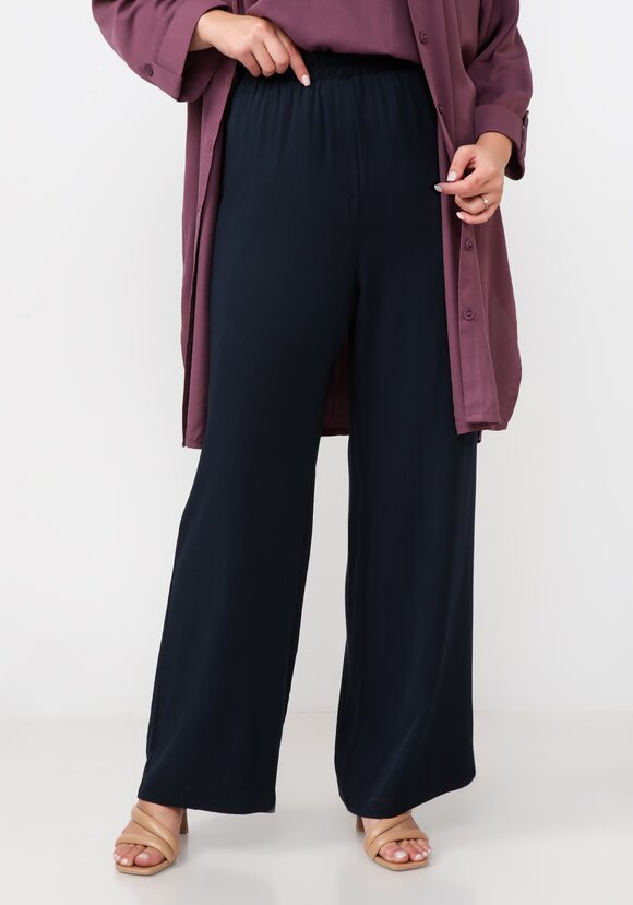 Брюки свободные от бедра шир.  580, рис. 1