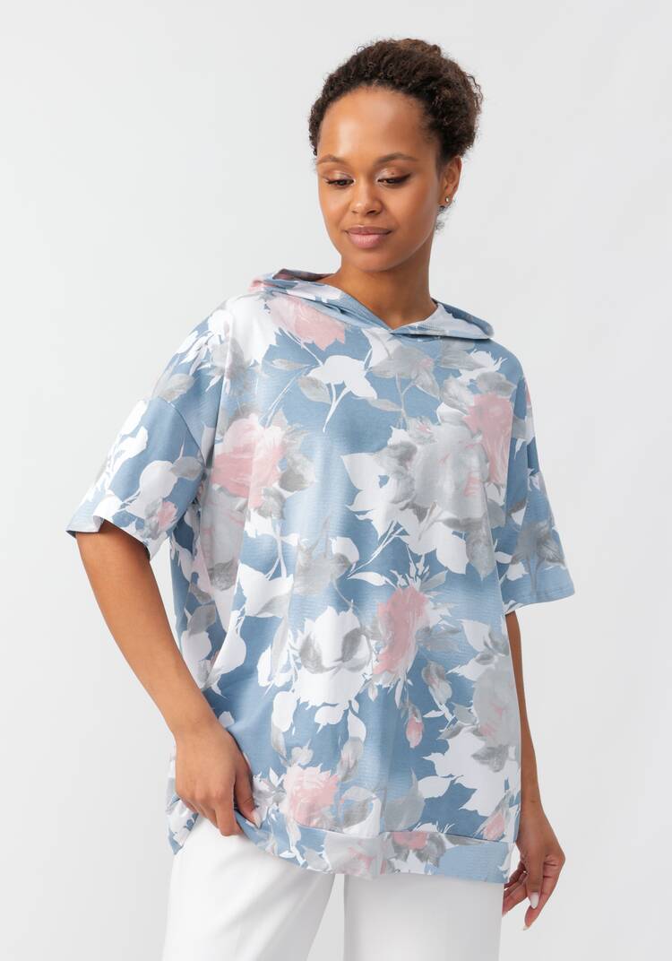 Свитшот с коротким рукавом шир.  750, рис. 16