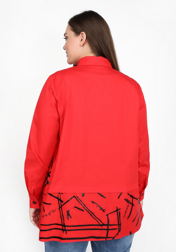 Блуза Радостное настроение шир.  580, рис. 10