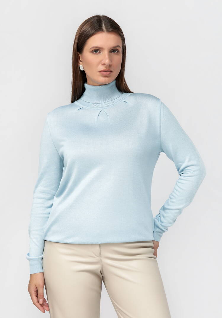 Водолазка с защипами у горловины шир.  750, рис. 40