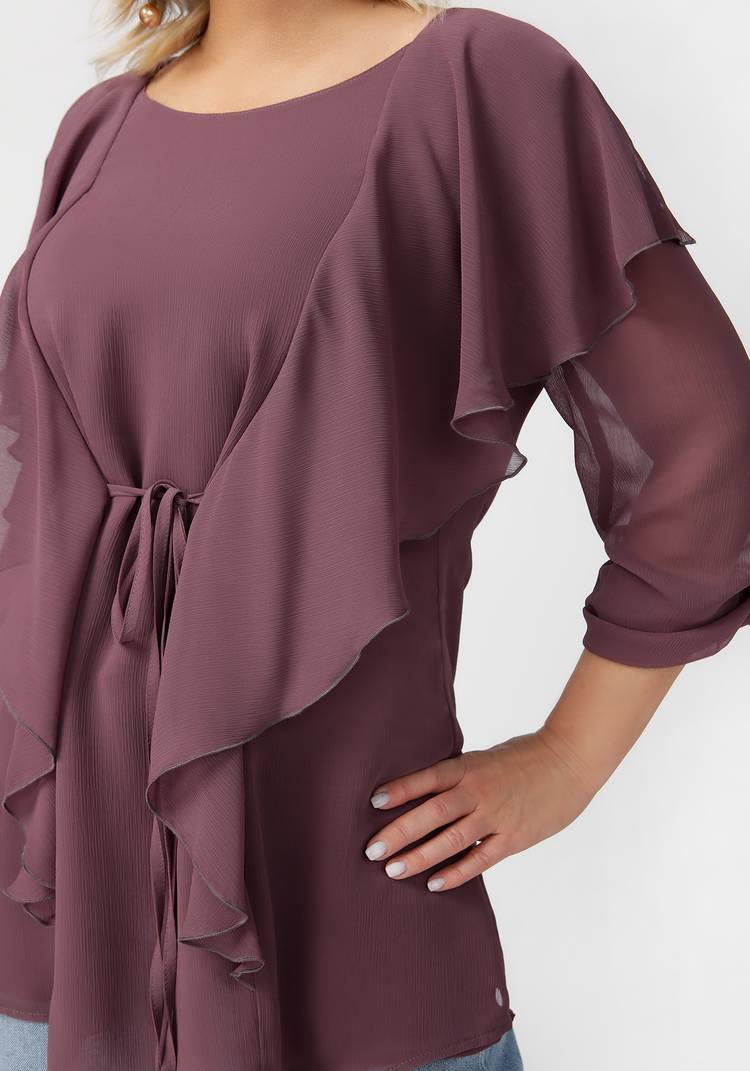 Туника удлиненная с широким воротником шир.  750, рис. 15