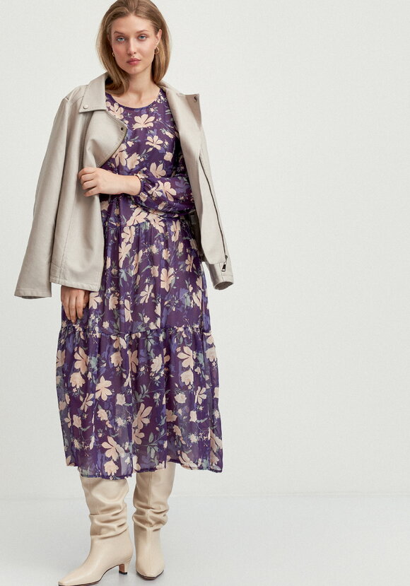 Платье свободного кроя с принтом цветок шир.  580, рис. 23