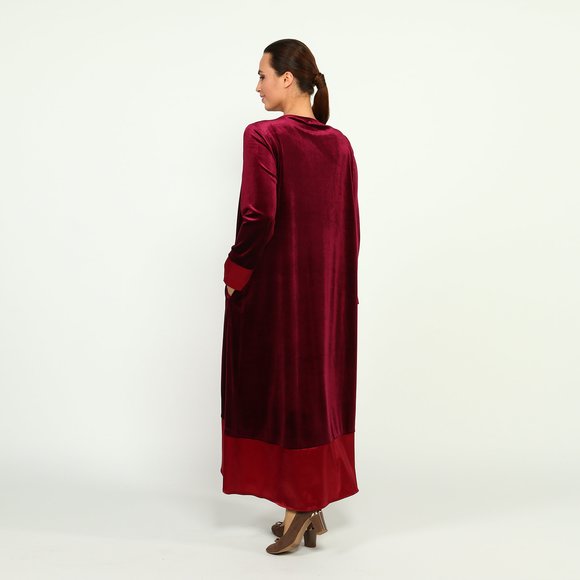 Платье-макси с длинным рукавом шир.  580, рис. 14