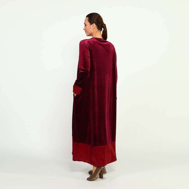 Платье-макси с длинным рукавом шир.  750, рис. 14