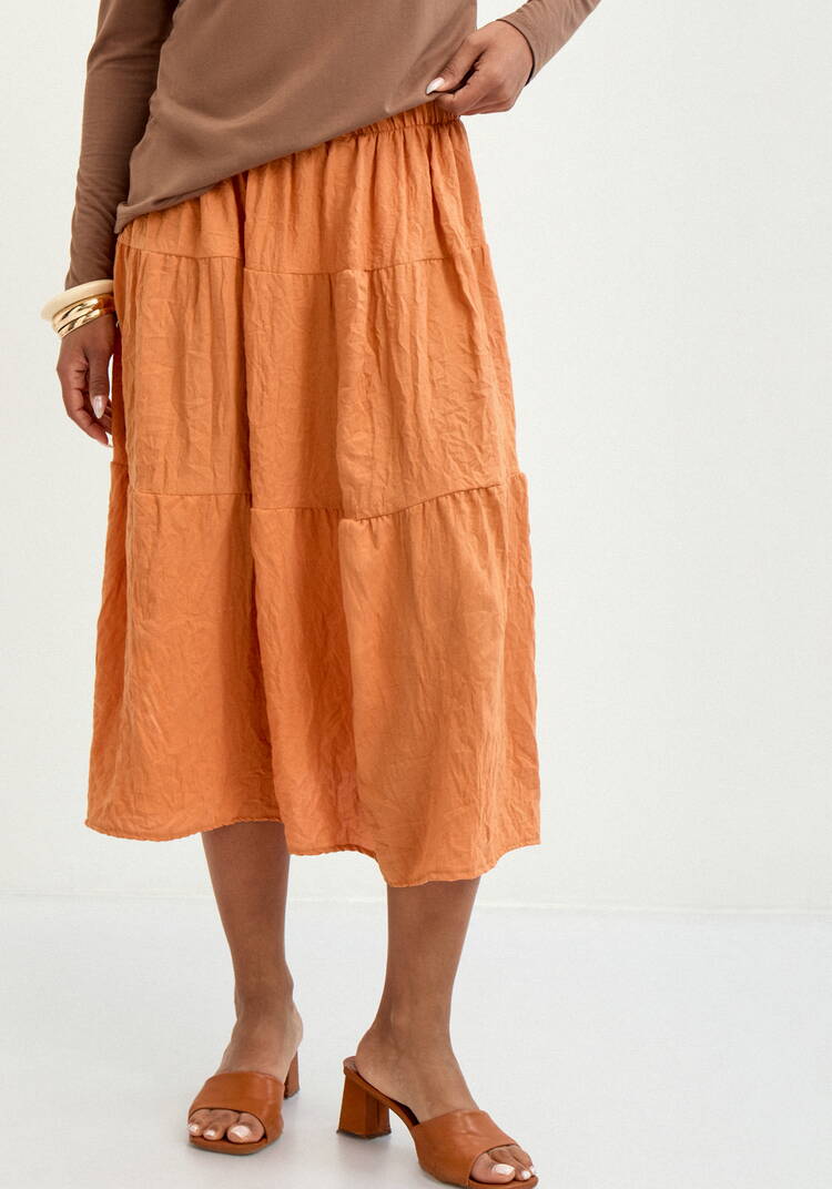 Юбка с ярусами на резинке шир.  750, рис. 9