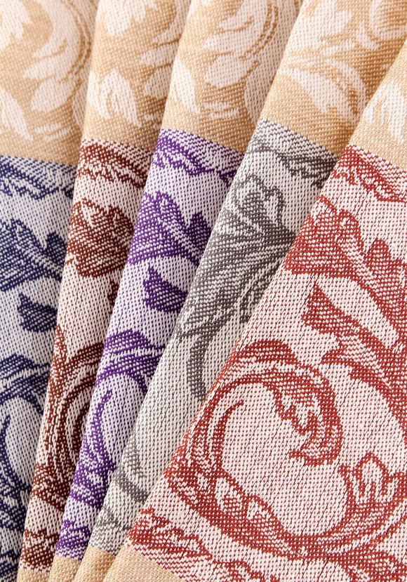 Комплект жаккардовых полотенец Сюита, 5 шт шир.  580, рис. 2