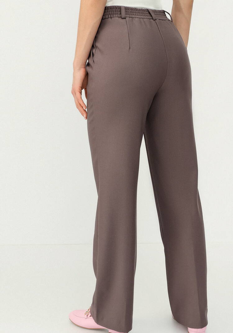 Брюки прямые из костюмной ткани шир.  750, рис. 8