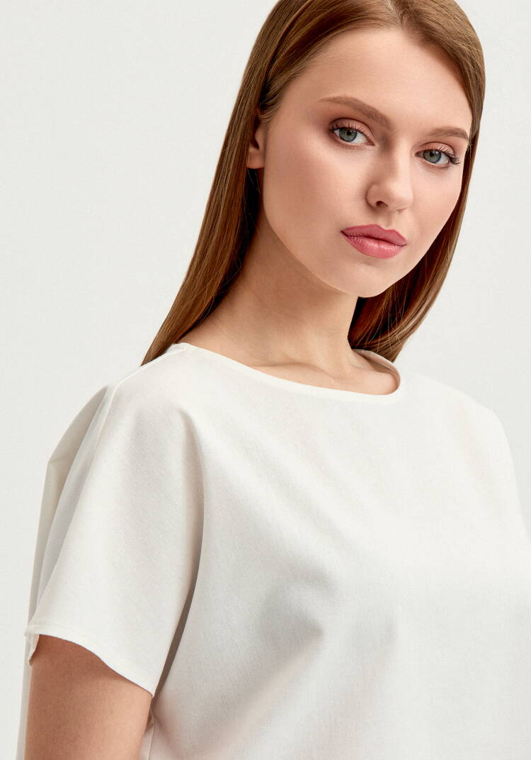 Блуза изо льна шир.  750, рис. 5