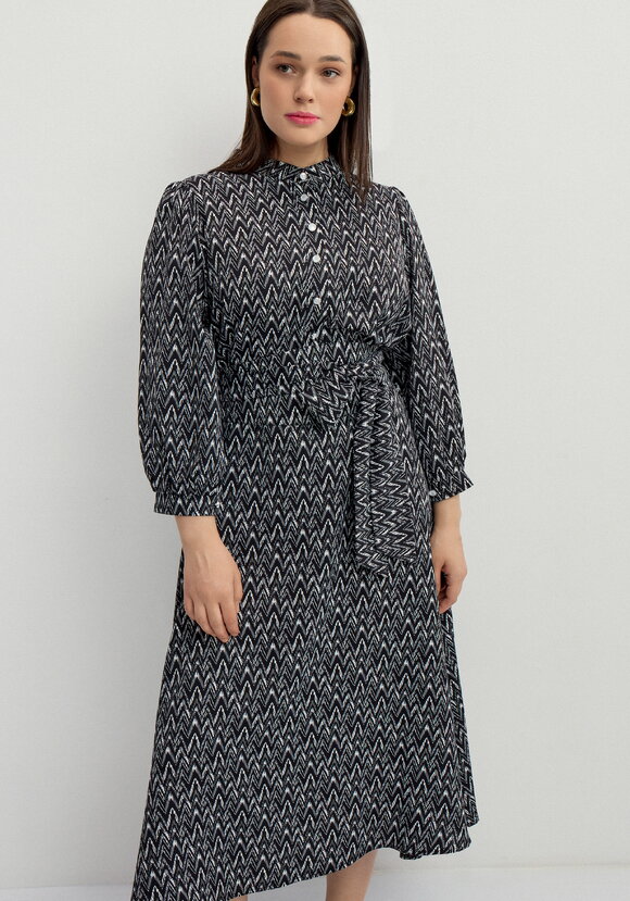 Платье свободного кроя с принтом Мирра шир.  580, рис. 2