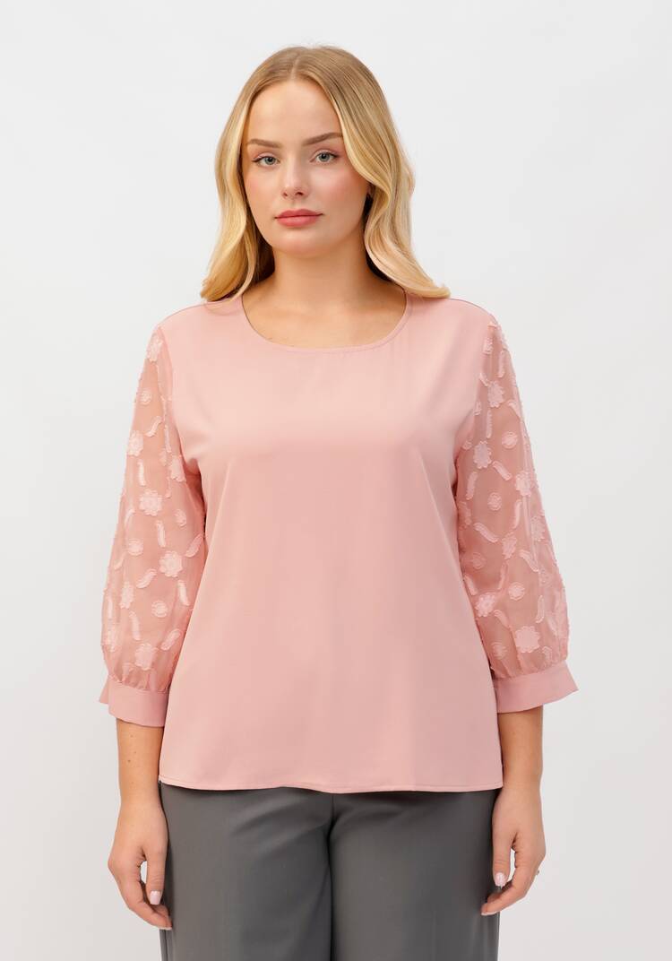 Блуза с шифоновыми рукавами 3 / 4 шир.  750, рис. 16