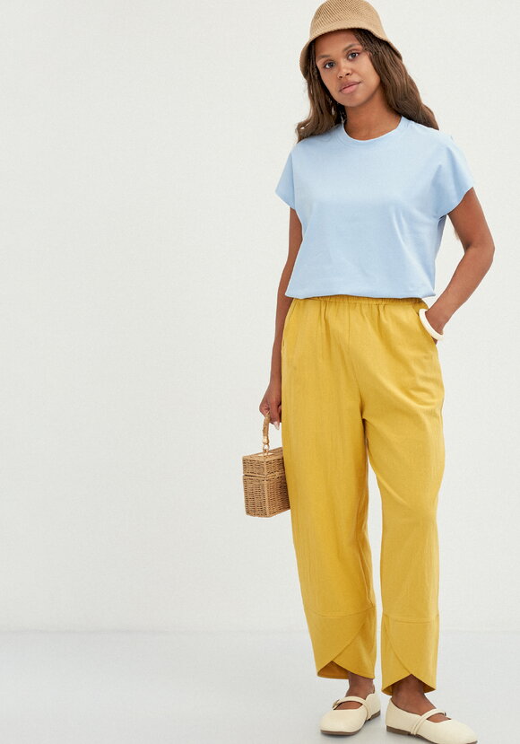 Футболка базовая со спущенным плечом шир.  580, рис. 23