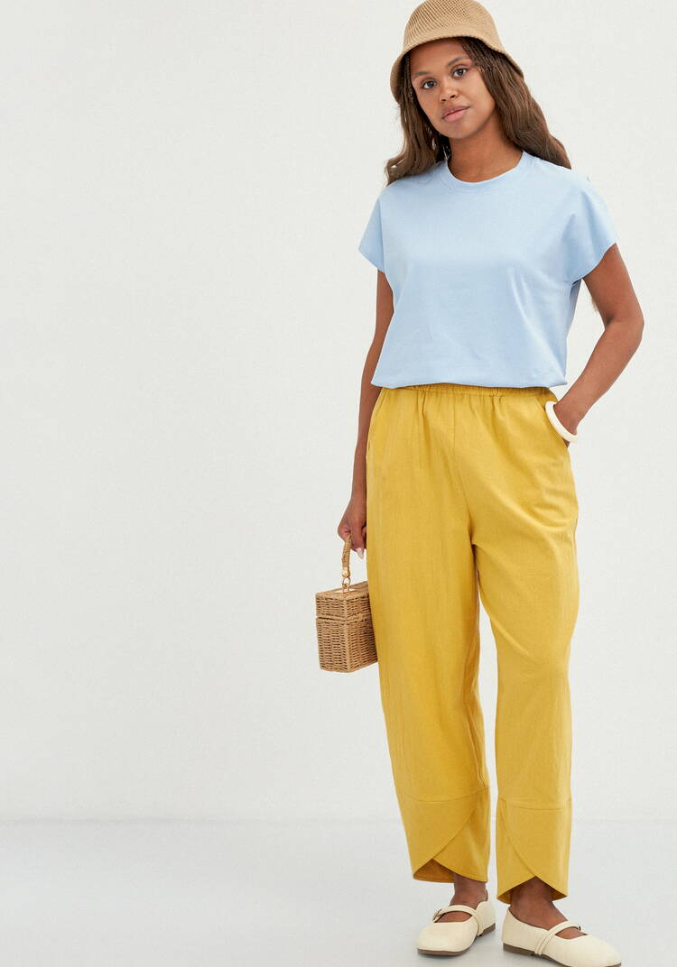 Футболка базовая со спущенным плечом шир.  750, рис. 23