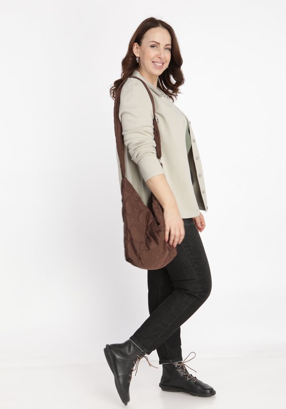 Блуза с контрастной декорированной отделкой шир.  580, рис. 3